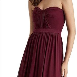 NWT BCBGMaxAzria Ruched Christina Gown in Black